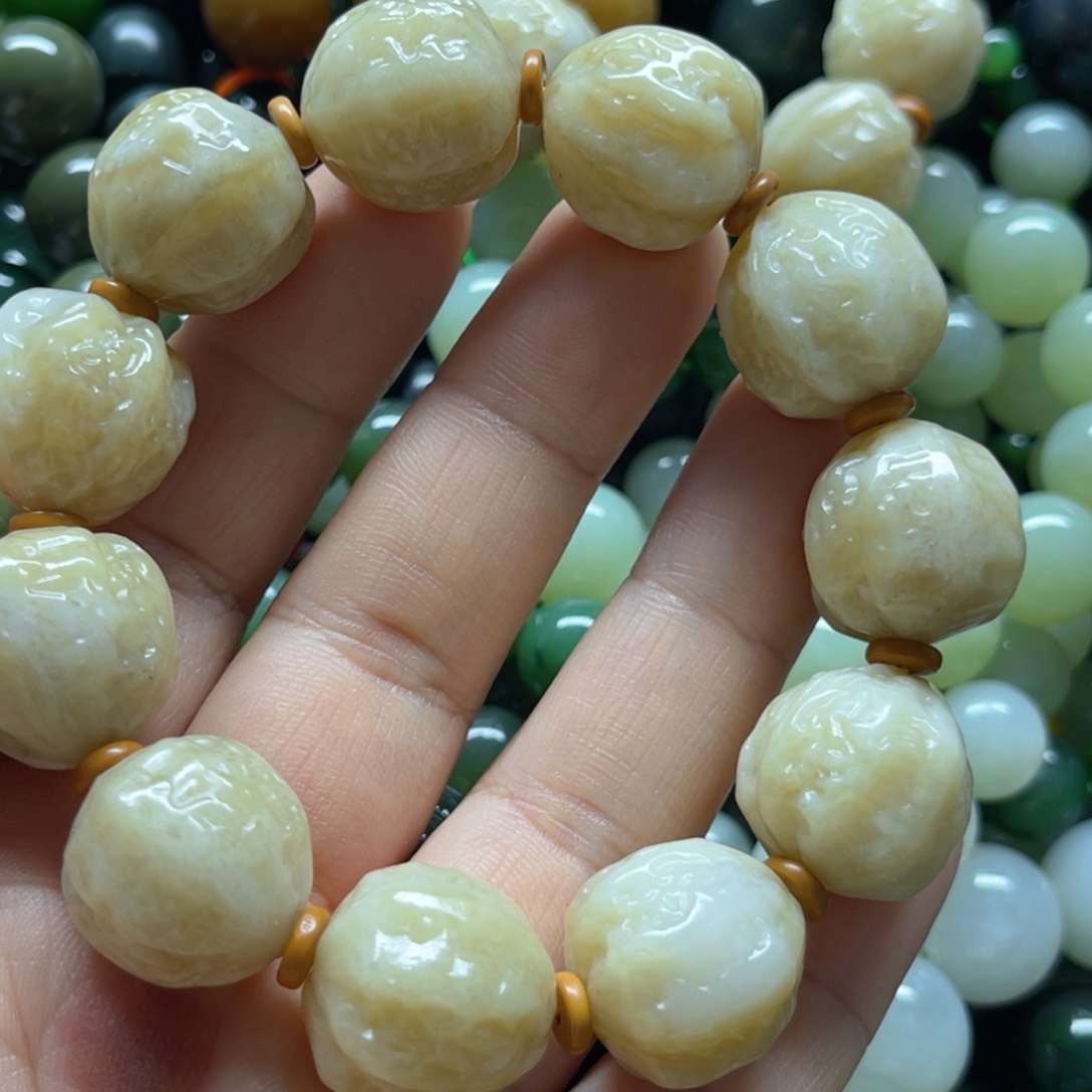 和田玉手链未镶嵌