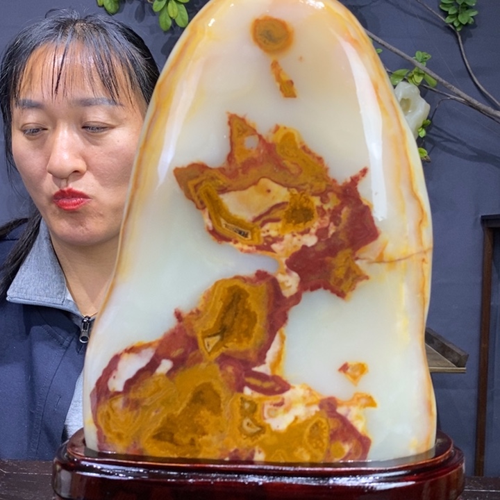 石材精品古青石摆件