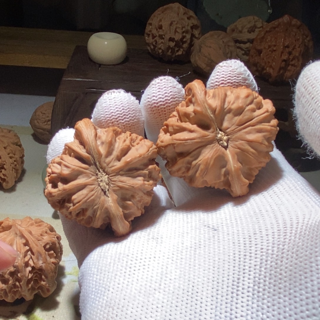 乘***烟吊坠文玩核桃白狮子41