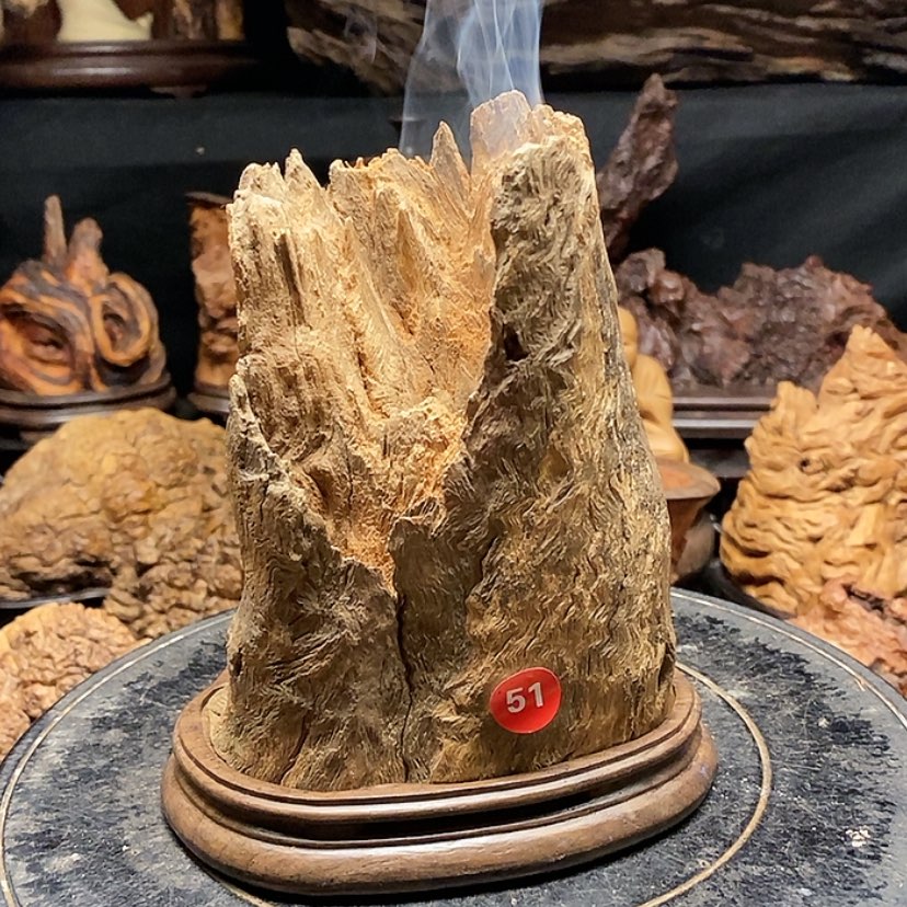 【闪购商品】51号荔枝木香炉工艺