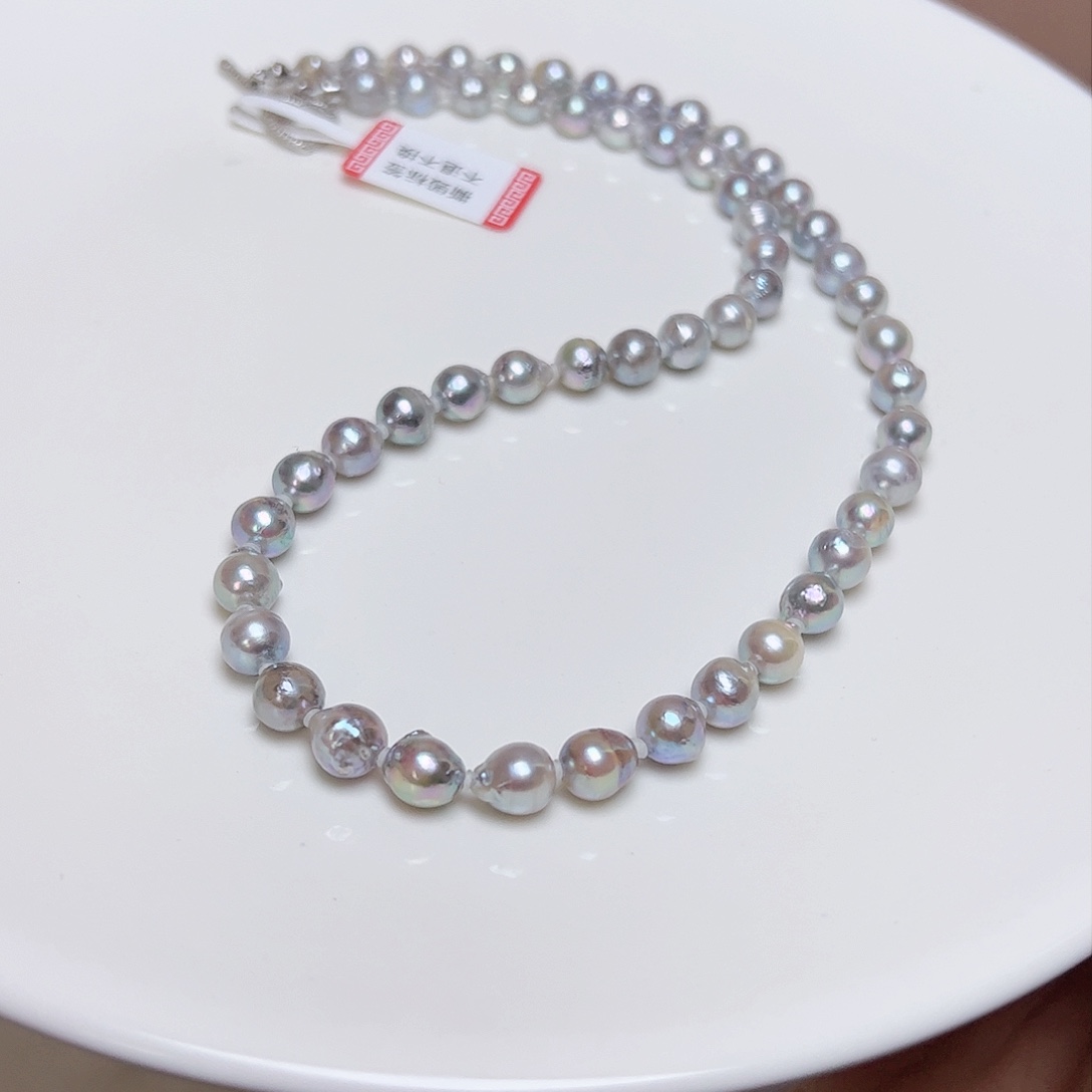 海水珍珠颈饰银S925镶嵌