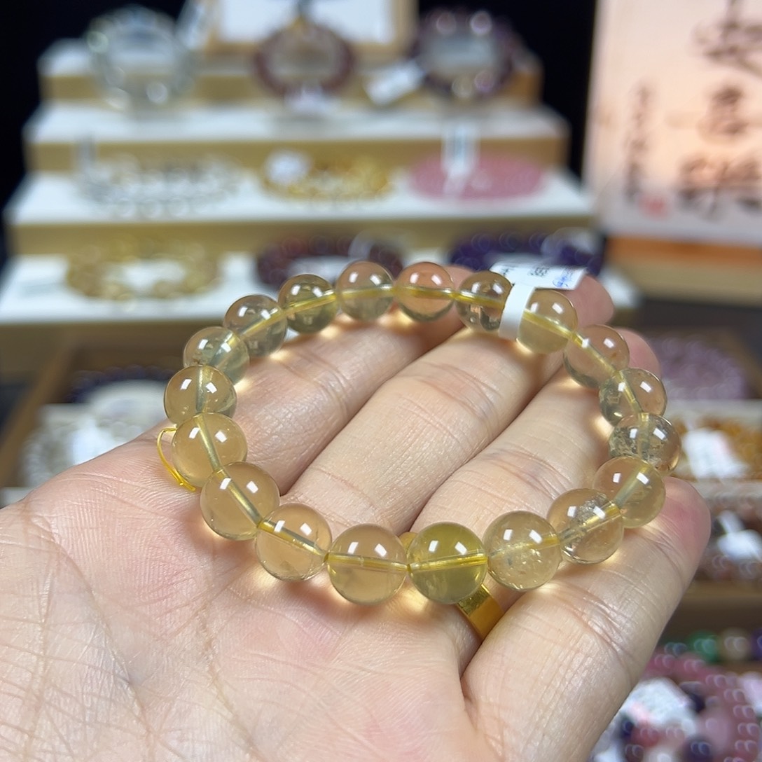 未镶嵌水晶手链黄水晶