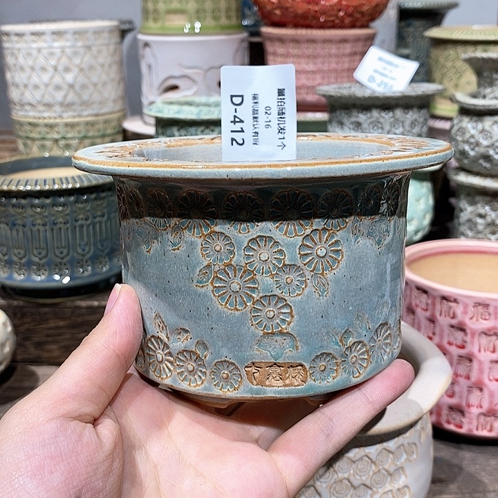 七里烧陶瓷02-16-412内口8