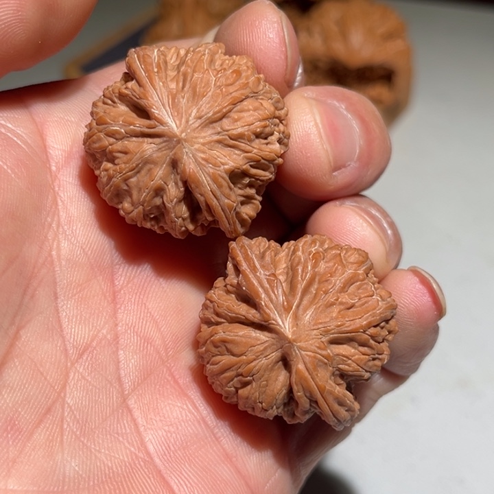 把件文玩核桃34磨盘手捻