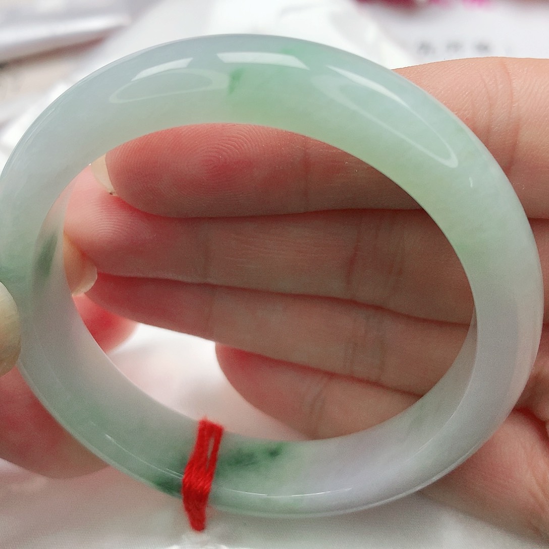 翡翠未镶嵌手镯缅甸天然A货翡翠