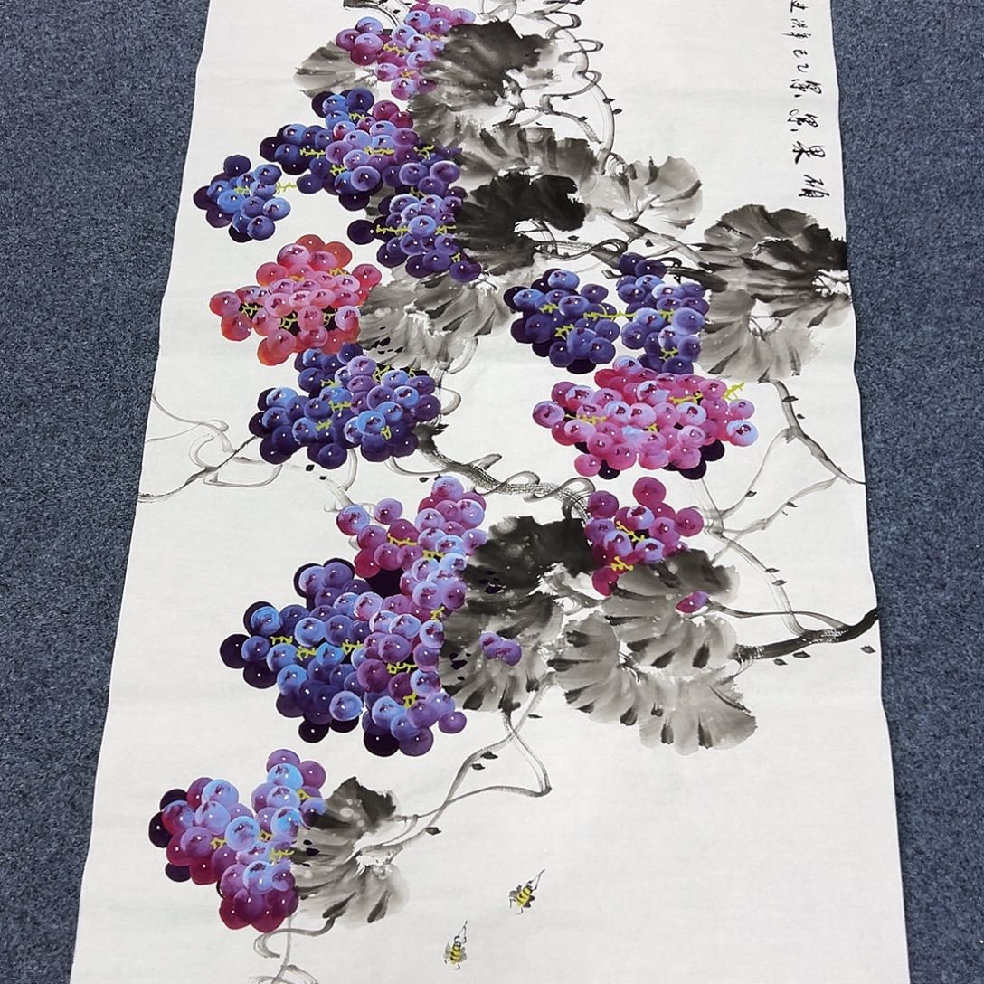 国画国画作品宣纸纯手绘