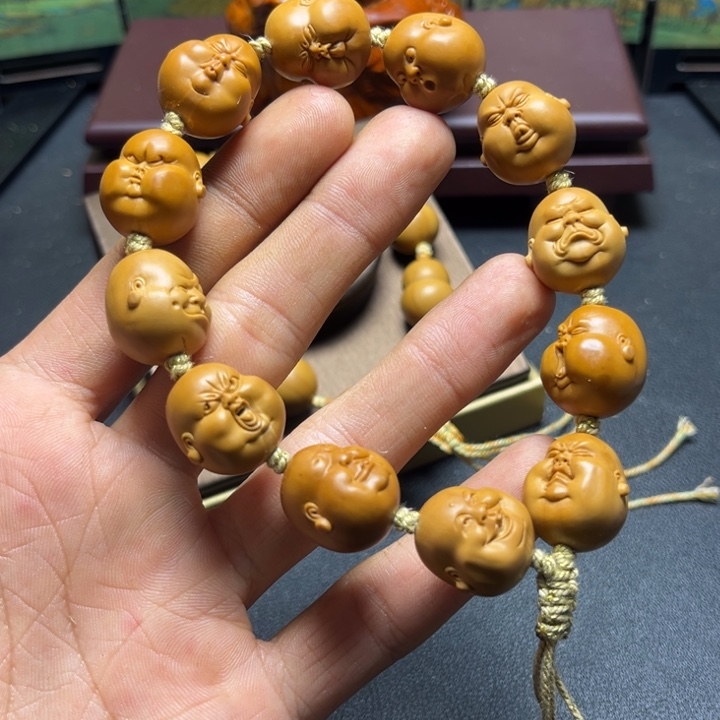 橄榄核手串/手链橄榄核雕十三百态