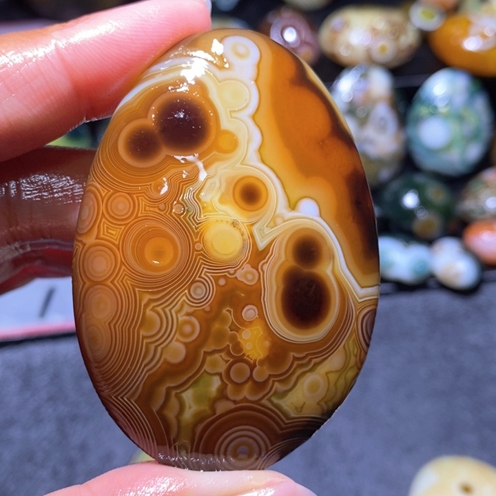 玛瑙/玉髓吊坠(不含链)未镶嵌