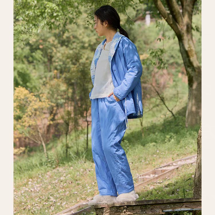 【蟲子姐姐专属】朵朵可可252-181睡衣女秋冬加厚保暖家居服套装
