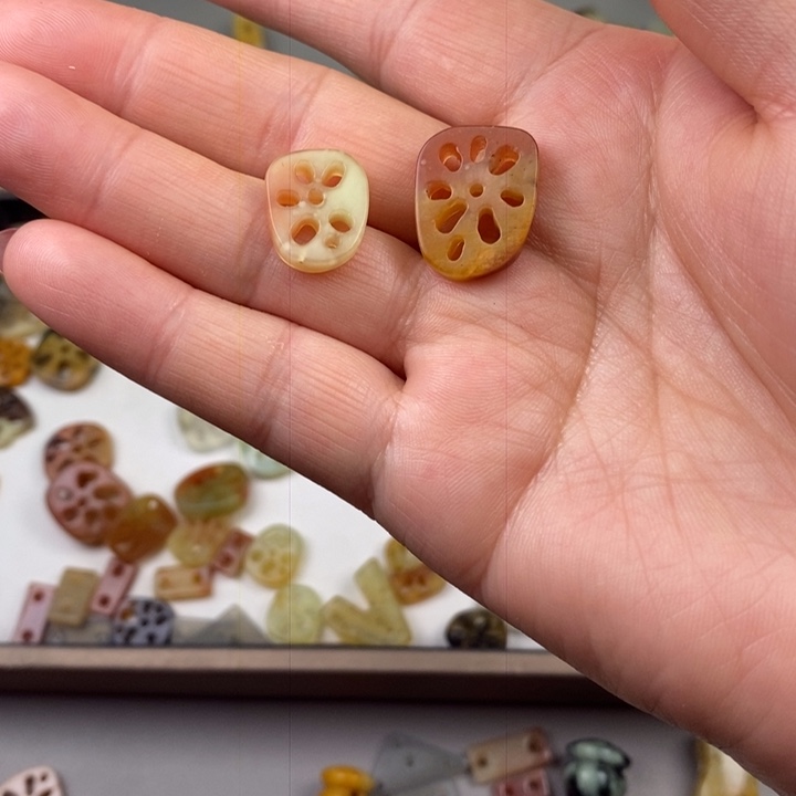 *****蛇纹石玉未镶嵌百搭款配饰
