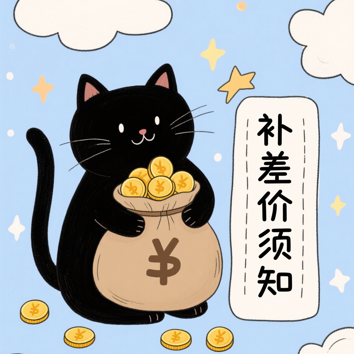 猫咪彩色纹身贴手臂腿部适用防水持久高级感卡通纹身贴