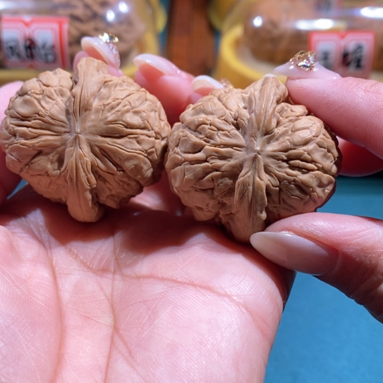 【闪购商品】文玩核桃吊坠甲骨文