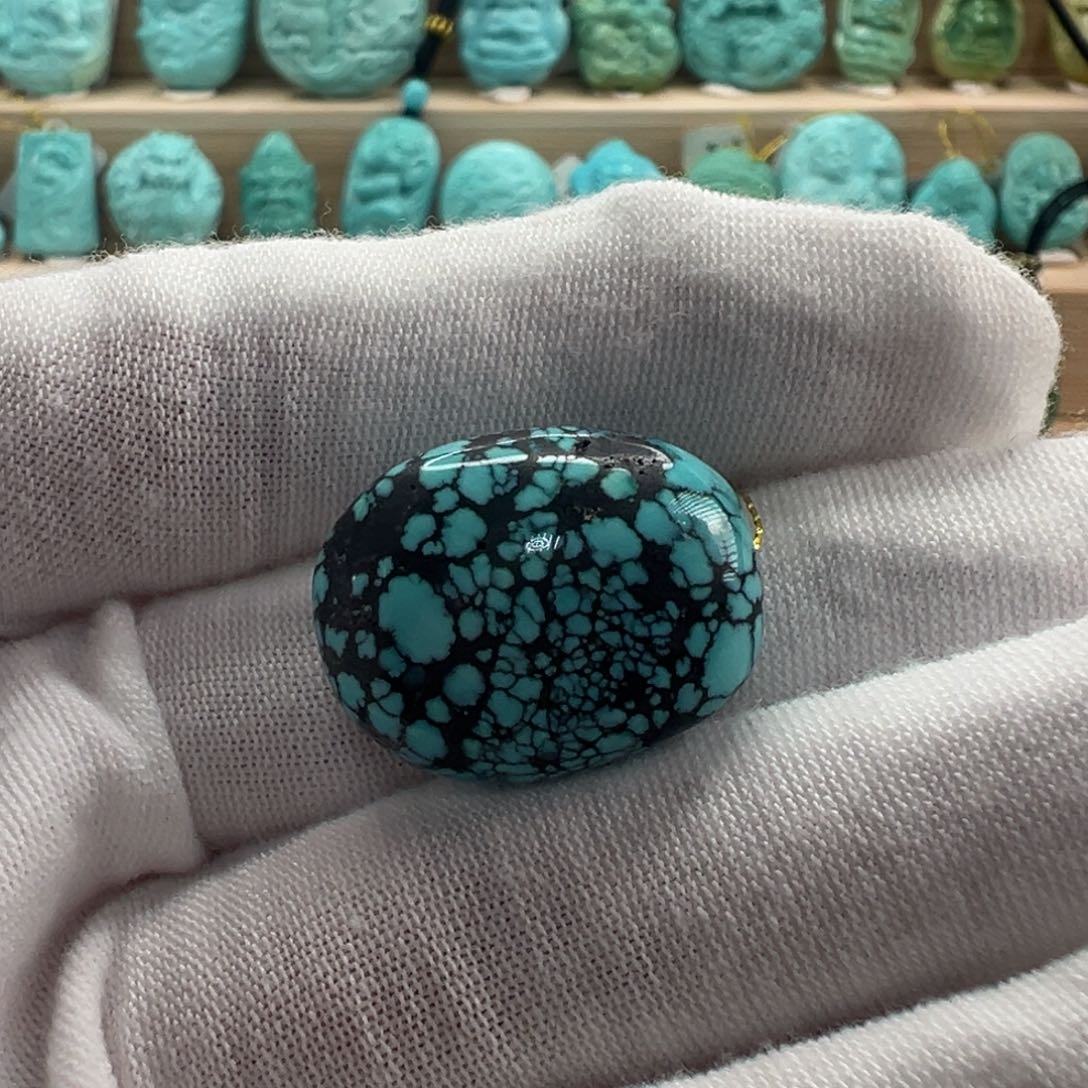 未镶嵌绿松石随形17.4mm