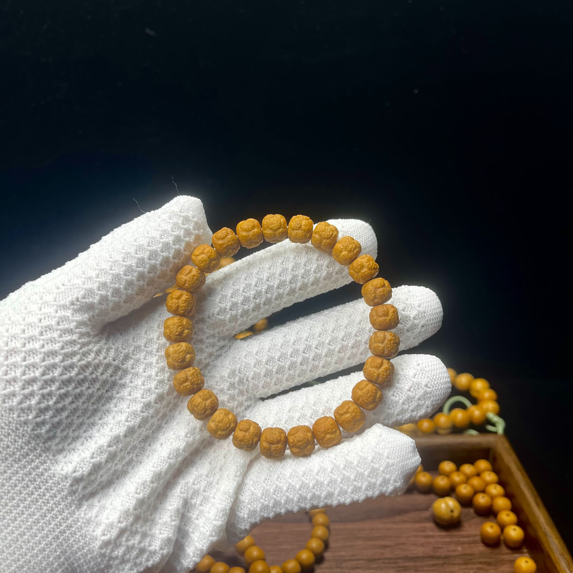 【一条串儿】猴头手串全品饕餮精雕手修