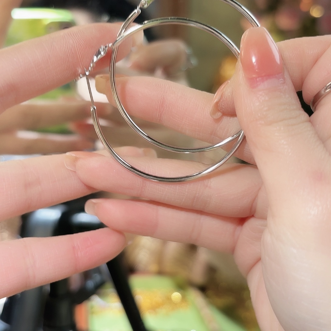 琉璃纯铜合金耳钉