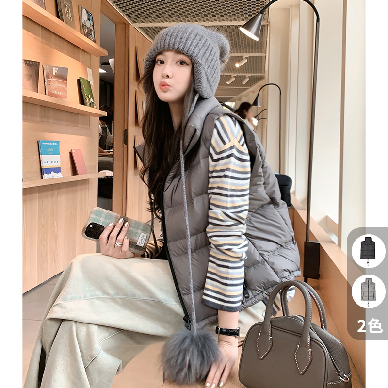 美洋MEIYANG 冲绳鹅绒马甲 50+云感尼龙X安心鹅绒|防沾污钻绒