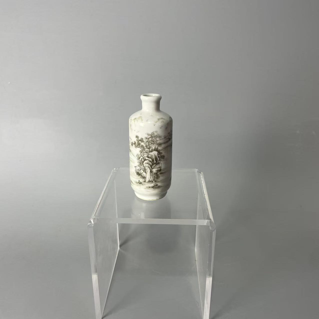 墨彩山水 鼻烟壶