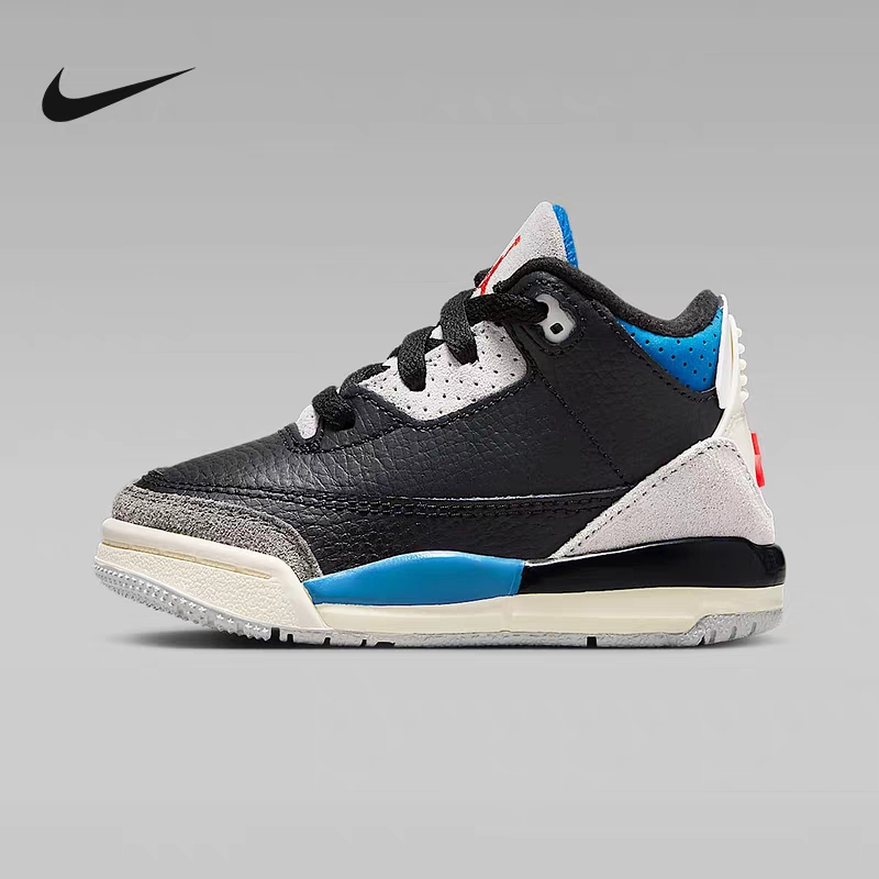 【滔搏联动】NIKE耐克婴童AIR JORDAN 3 RETRO复古篮球鞋IB8966-004