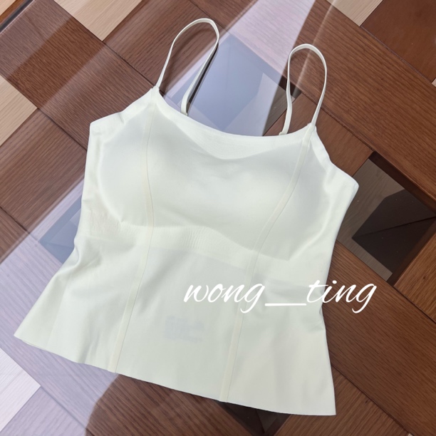 Wong_ting小众设计师美背细吊带百搭内搭背心7322