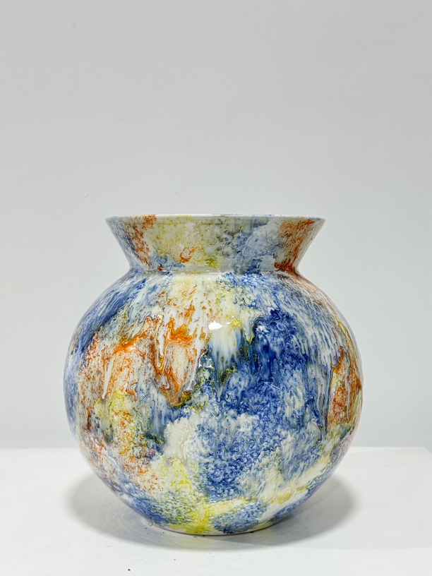 言言家 七彩祥云钱袋子手工台面水培花瓶