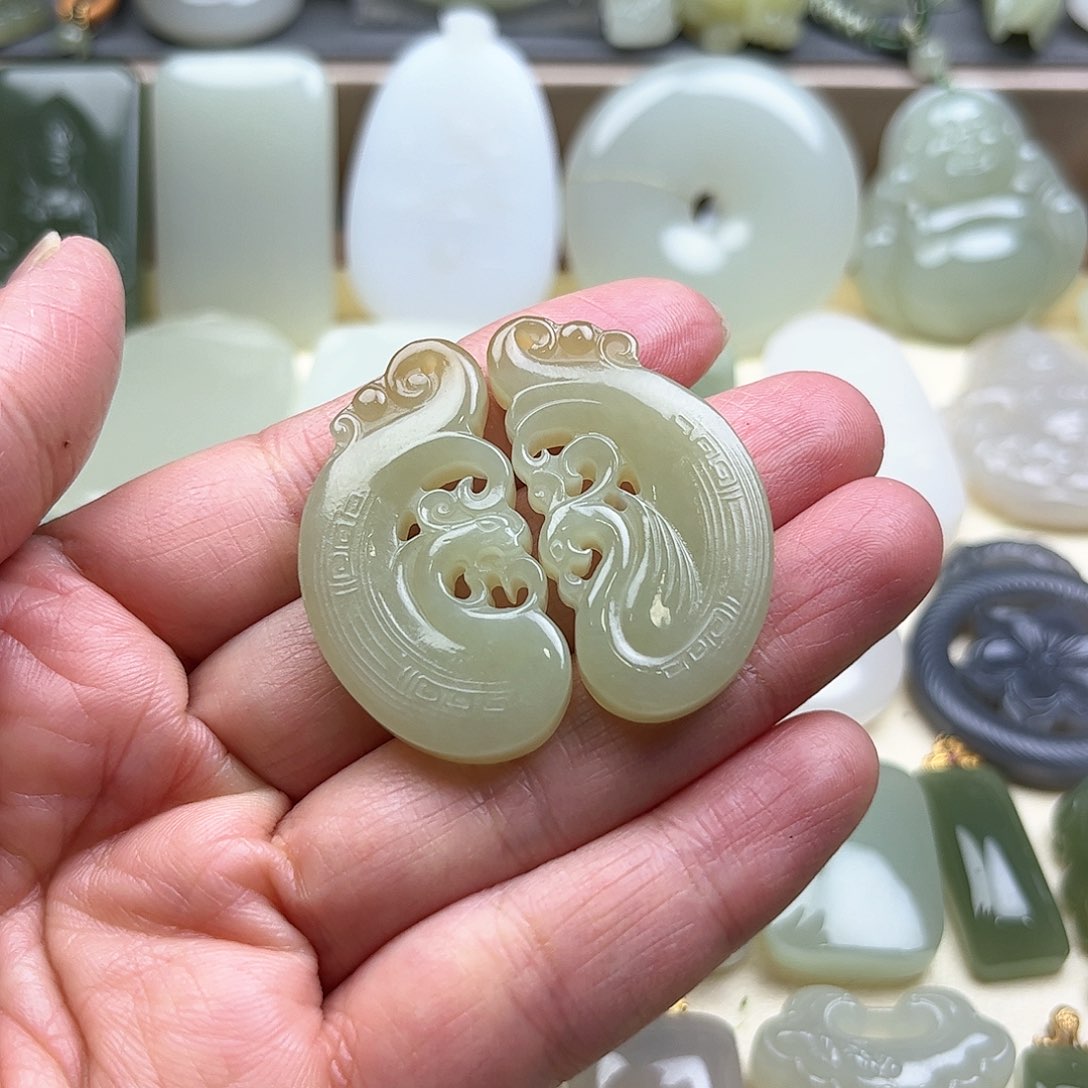 和田玉挂件未镶嵌