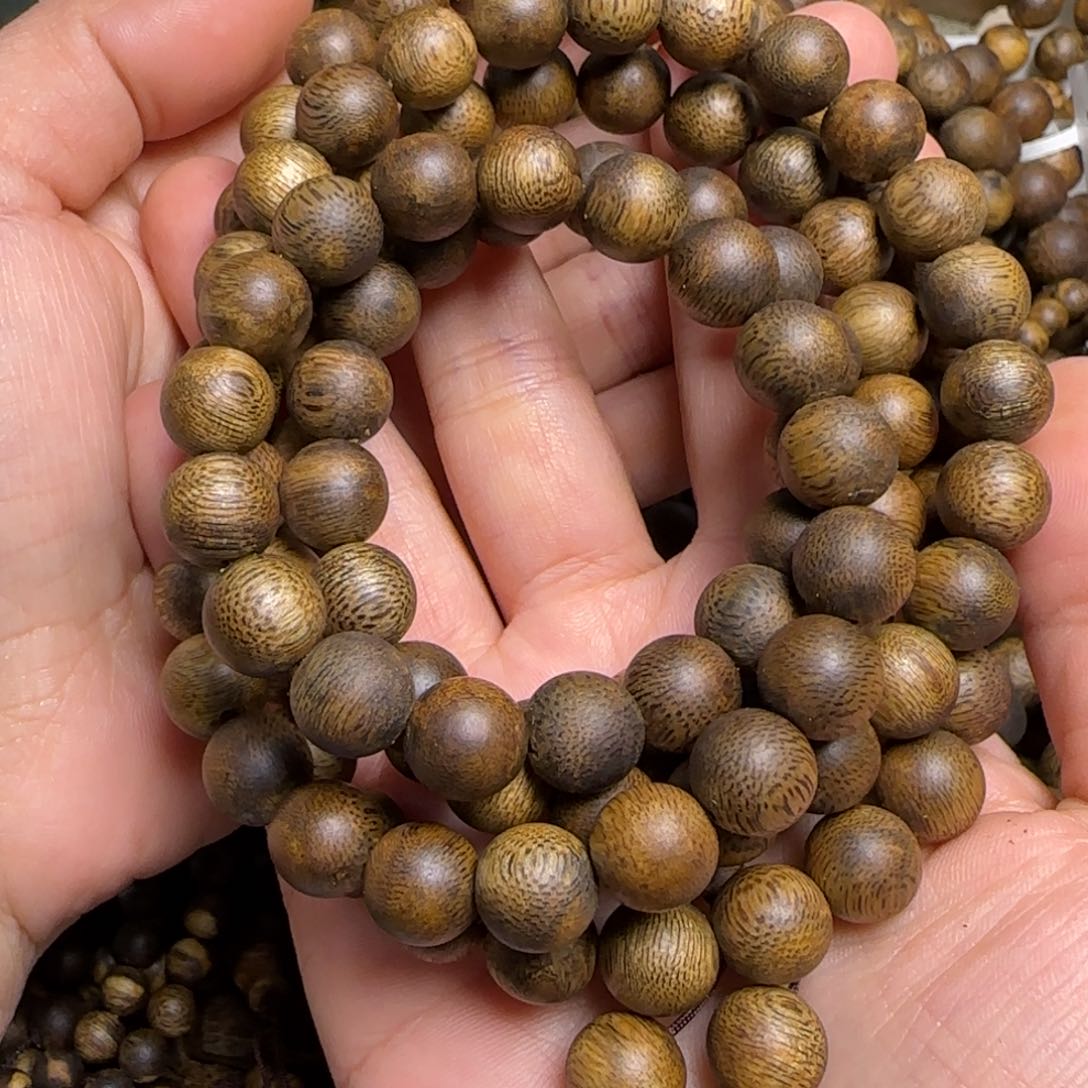 沉香手串老*棋楠沉香1.0多圈手串