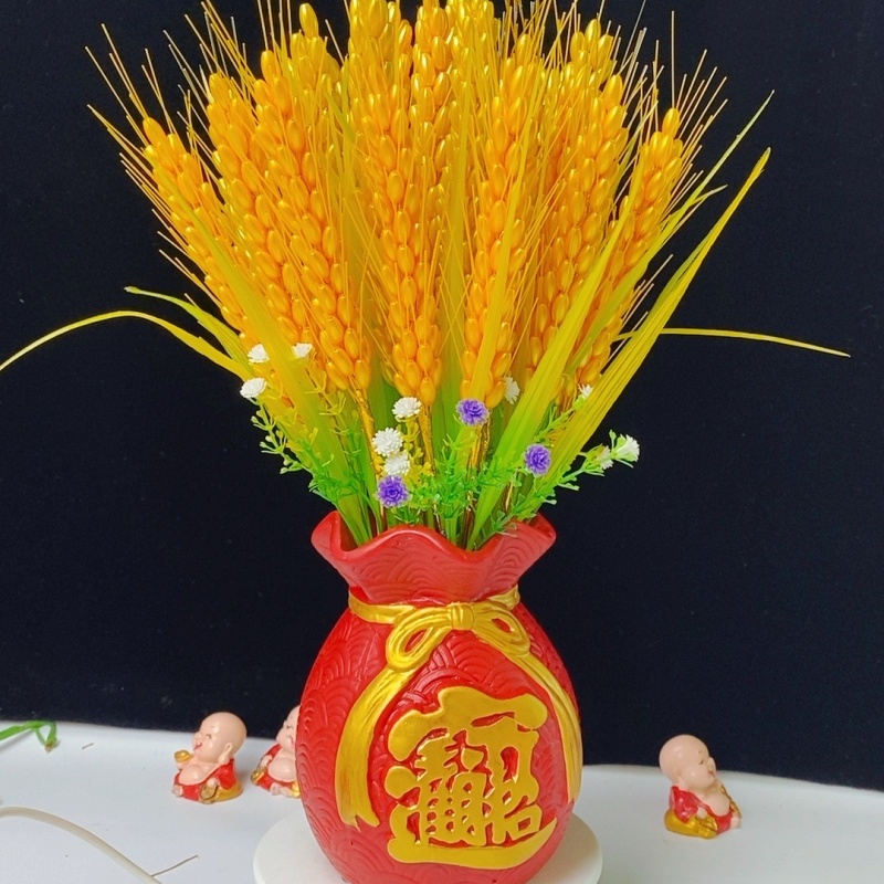 新款麦穗手工DIY材料包（短铁丝，蝴蝶，瓢虫，花泥，满天星）