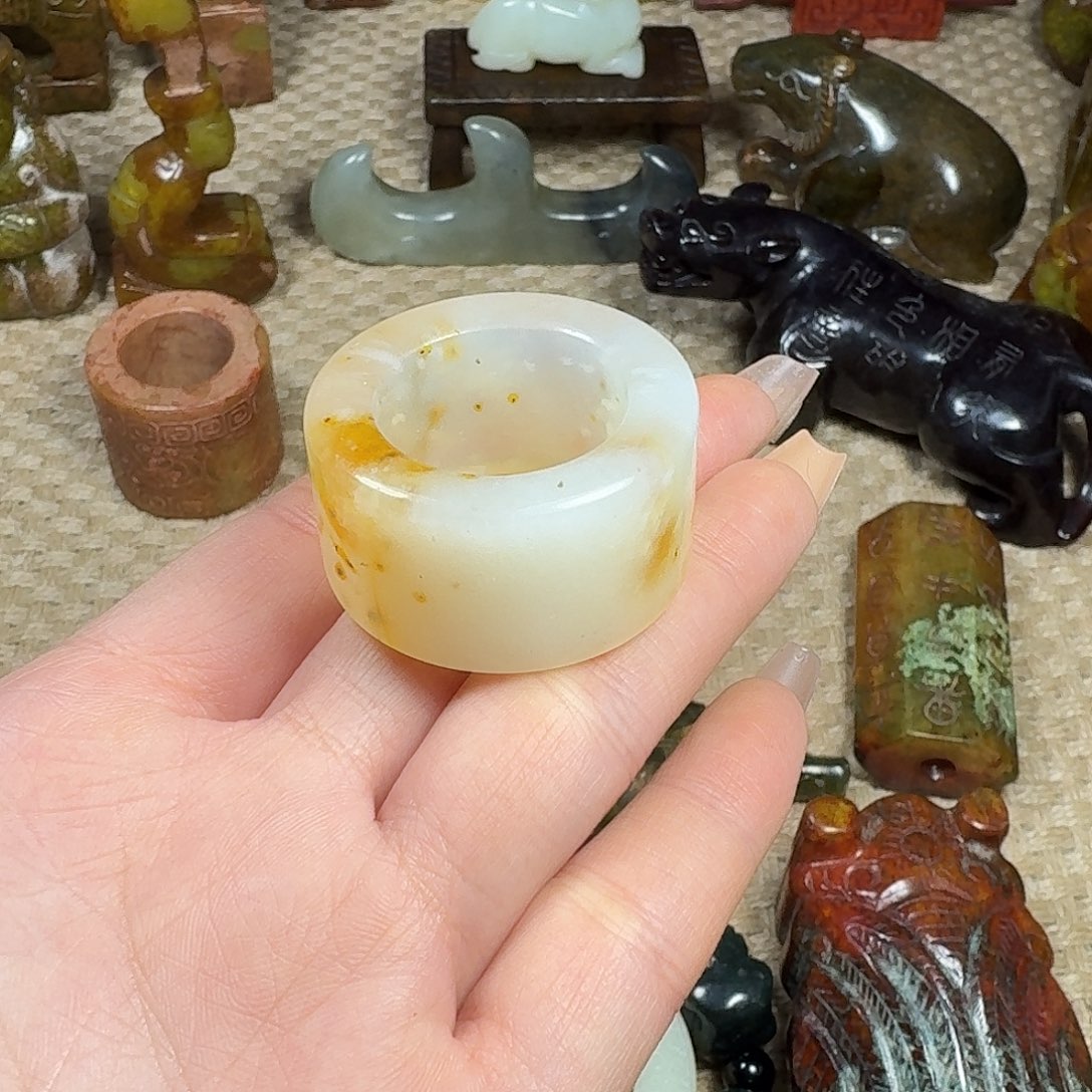 白玉菩提吊坠挂件