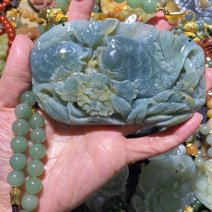 岫玉岫玊吊坠未镶嵌