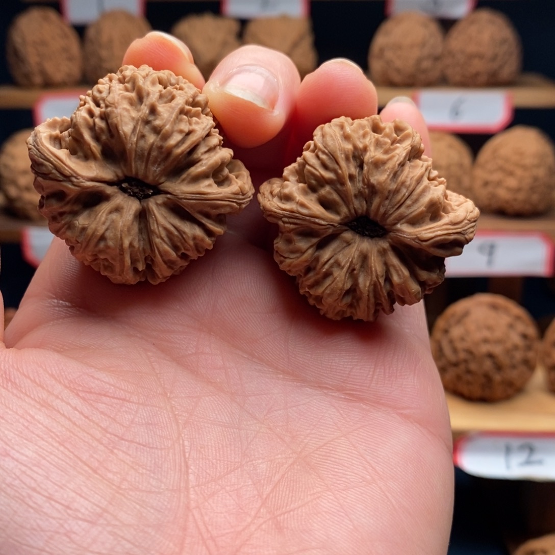 S***️南将石文玩核桃凹底5