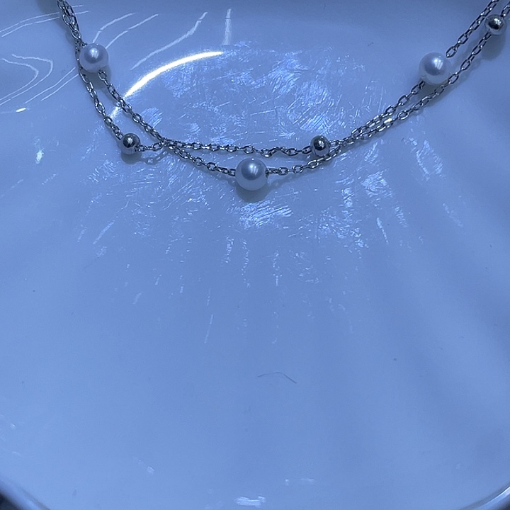 淡水珍珠手绳银S925镶嵌