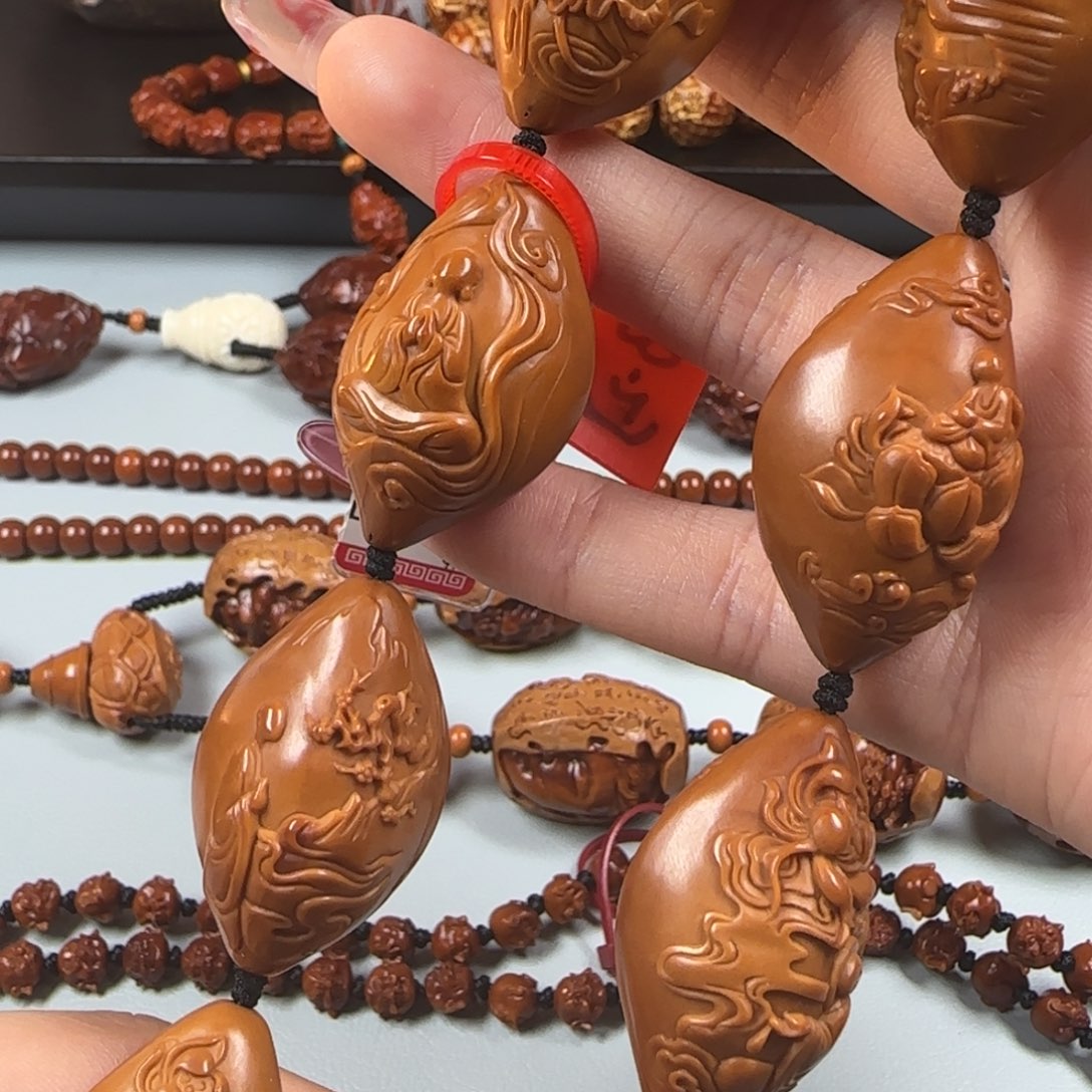 橄榄核手串/手链尺寸2.2油核佛手无相佛手持