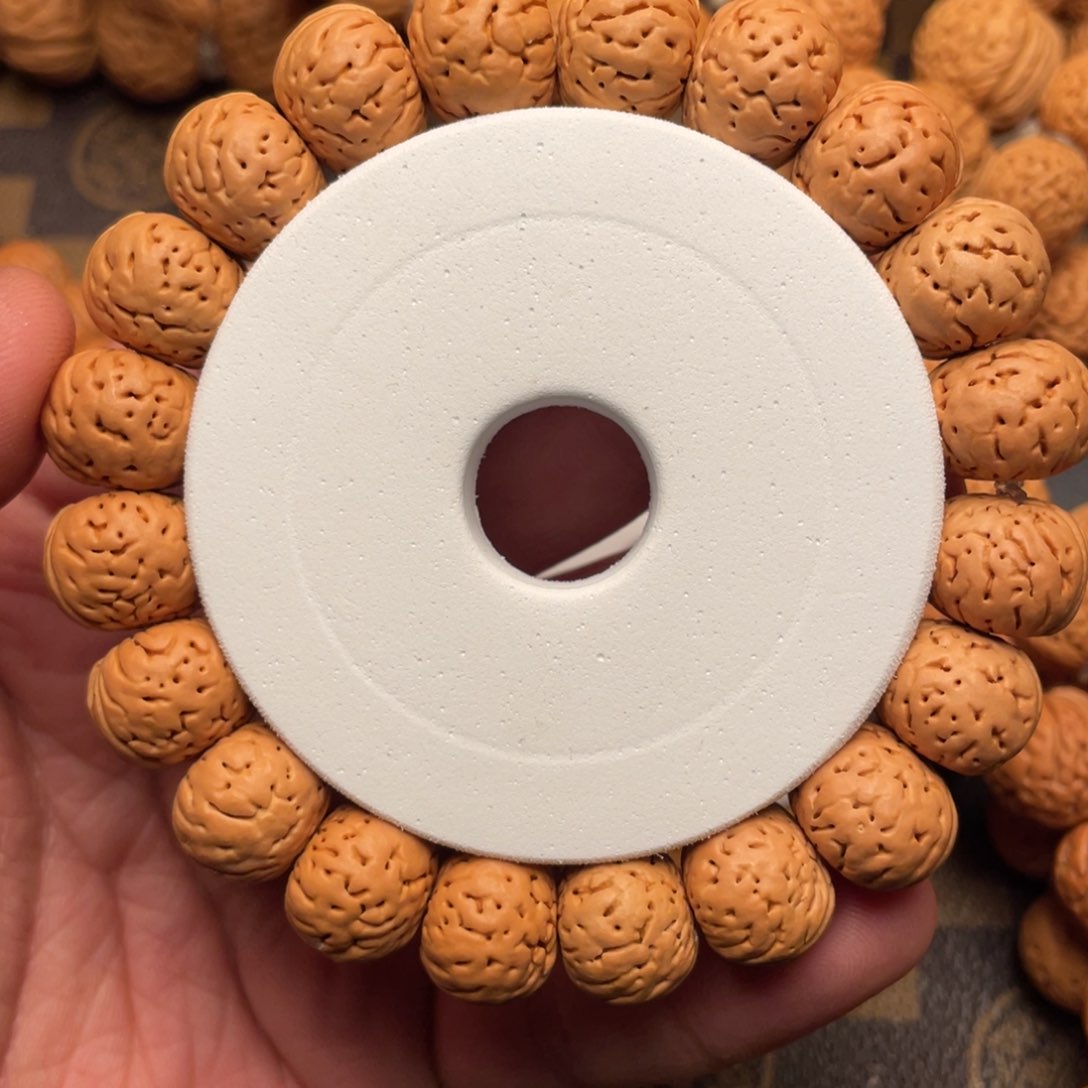 桃核吊坠纽扣肚16边15