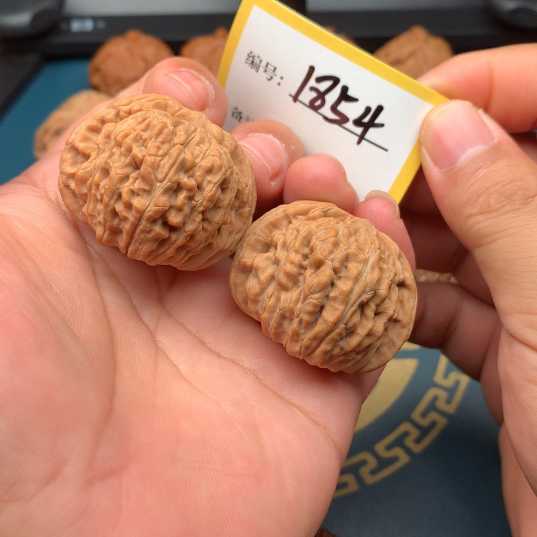 把件文玩核桃40全品四座楼1854