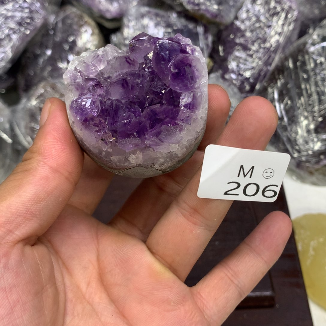 紫晶摆件未镶嵌水晶