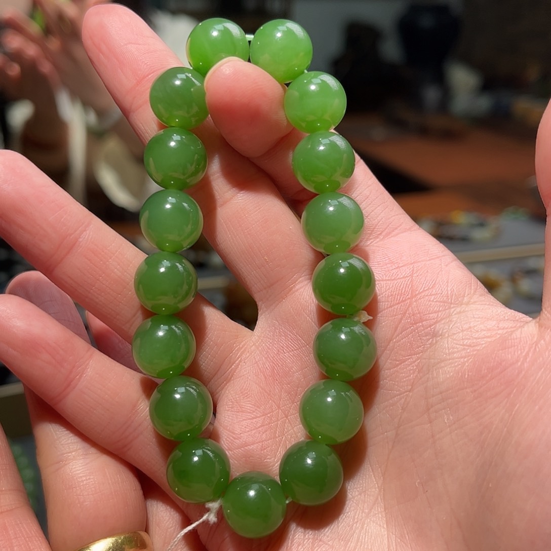 和田玉手链未镶嵌