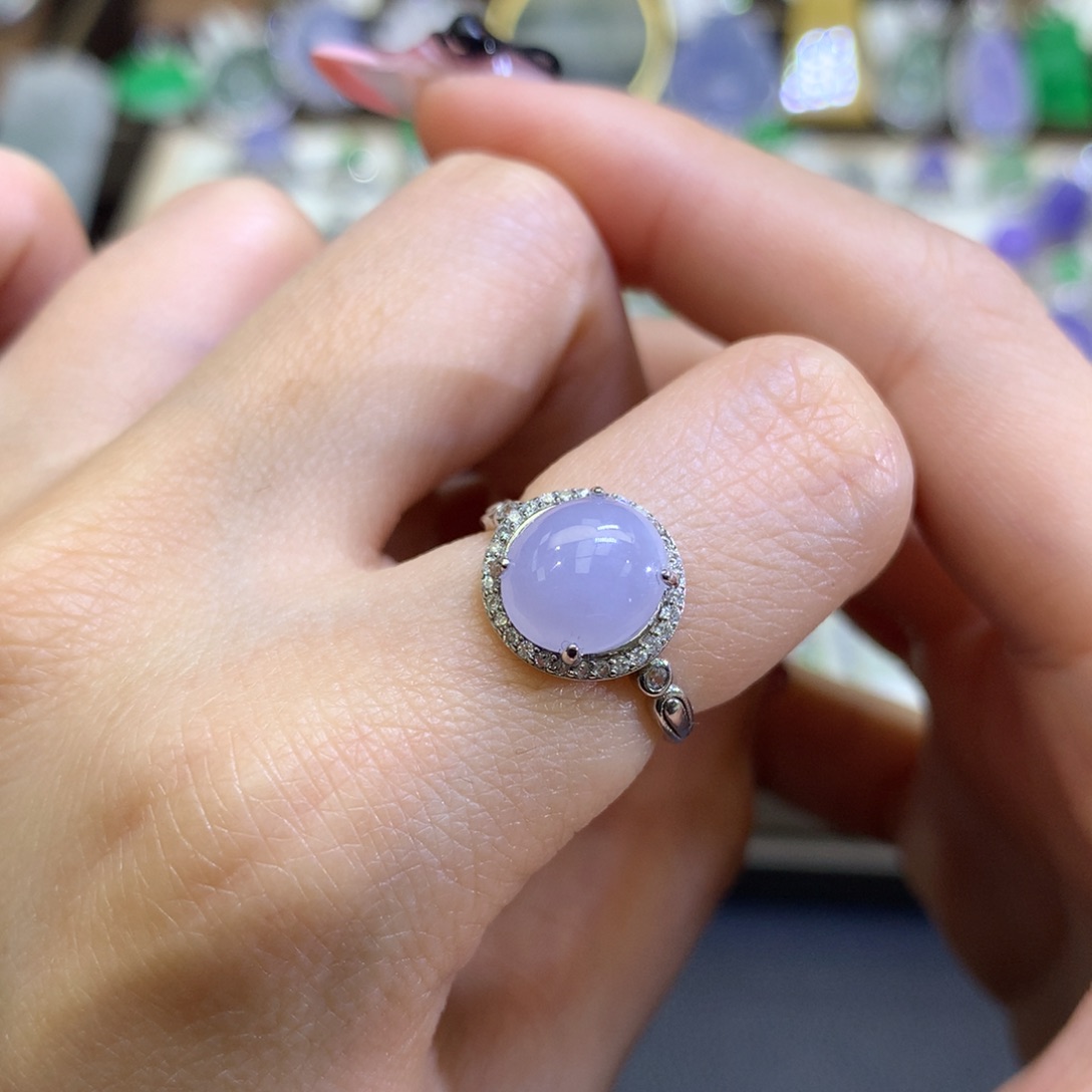 翡翠颈饰银S925镶嵌翡翠