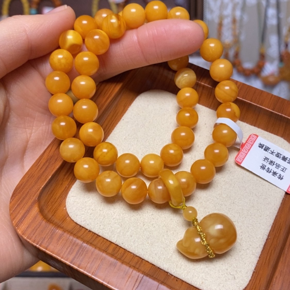 【闪购商品】手链蜜蜡未镶嵌手串