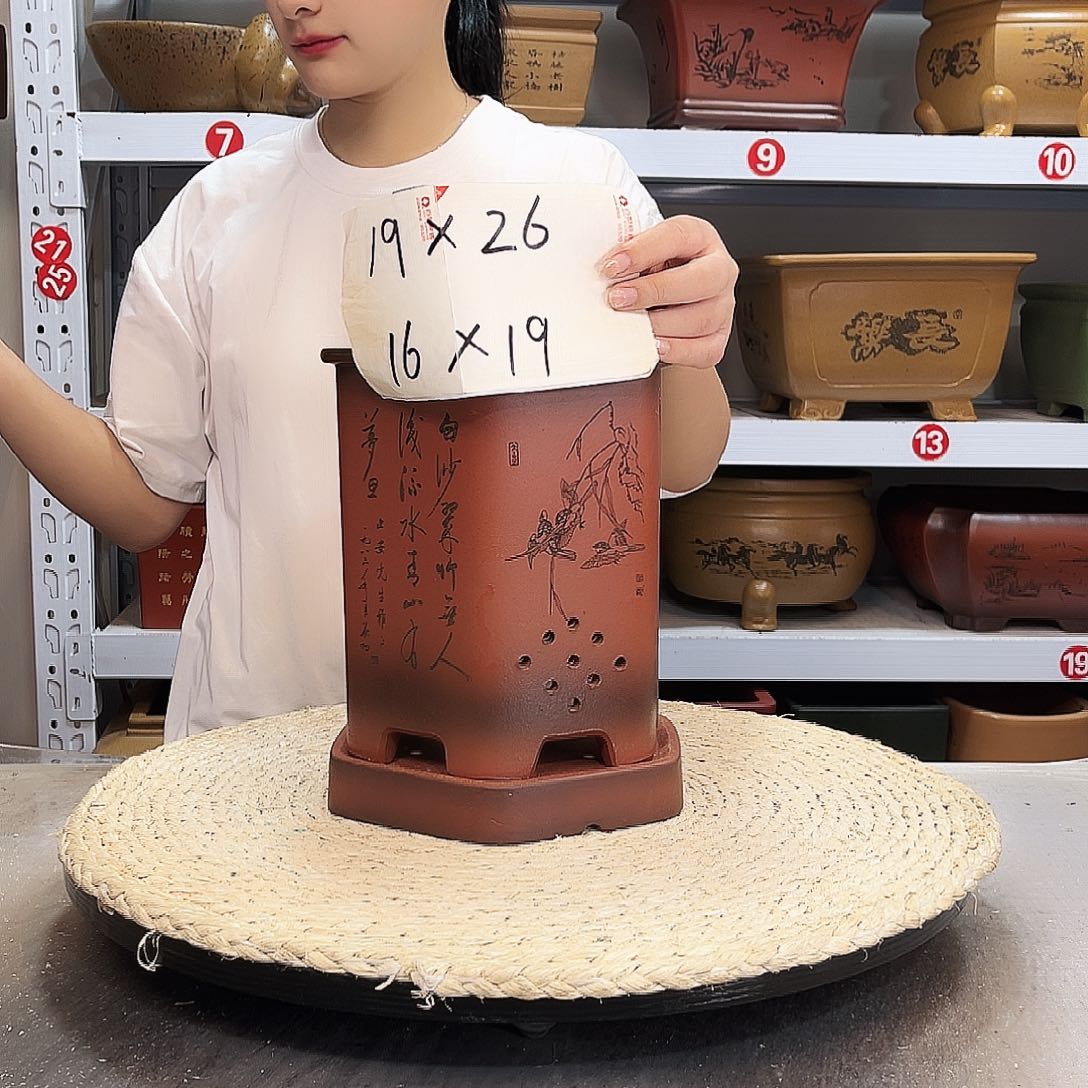 紫砂花盆紫砂花盆