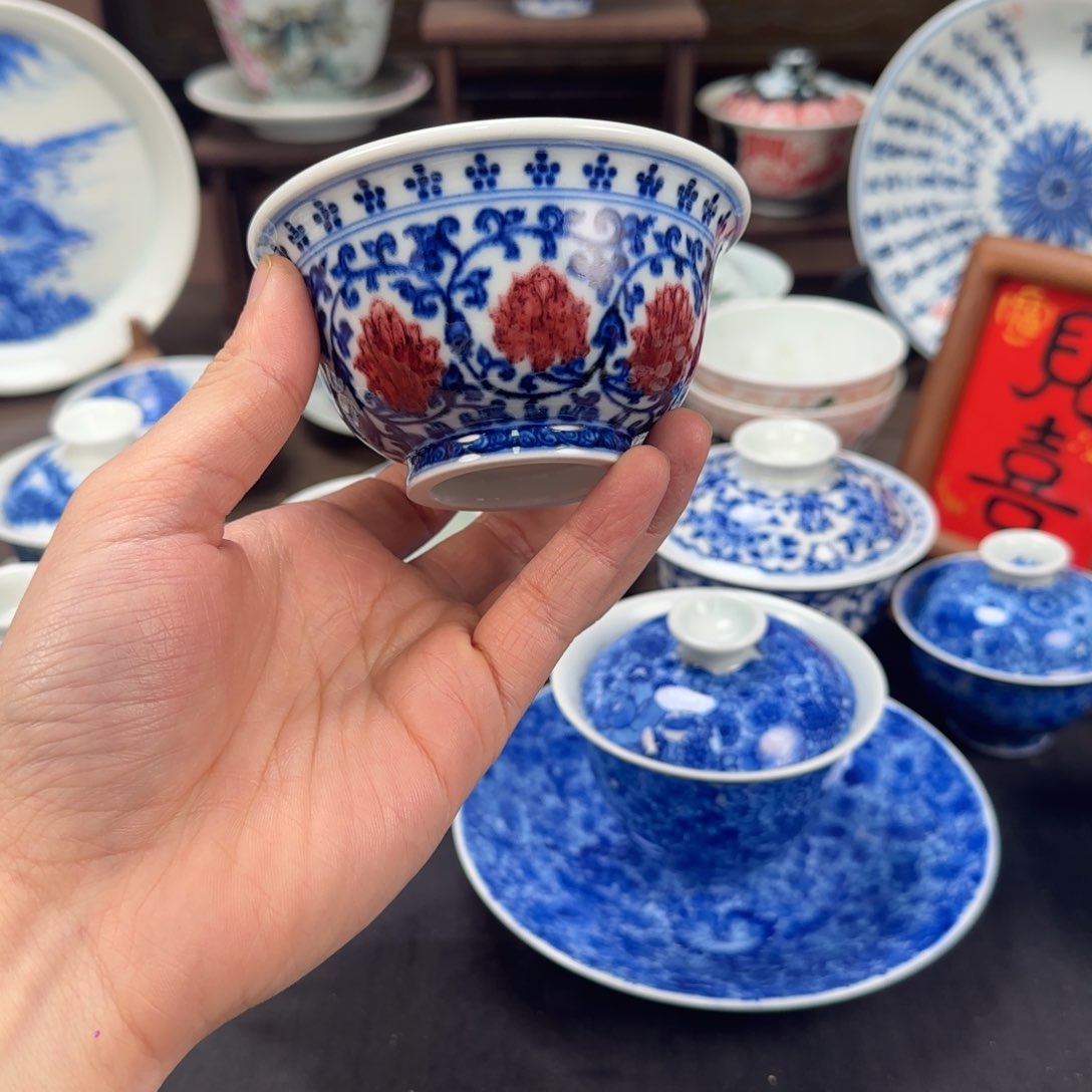 杯真****晏景德镇手工手绘陶瓷