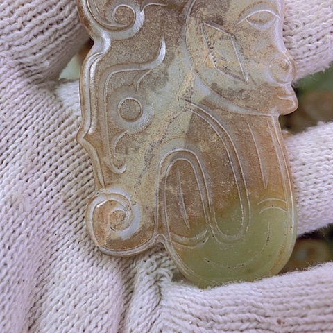 和田玉（白玉）挂件未镶嵌