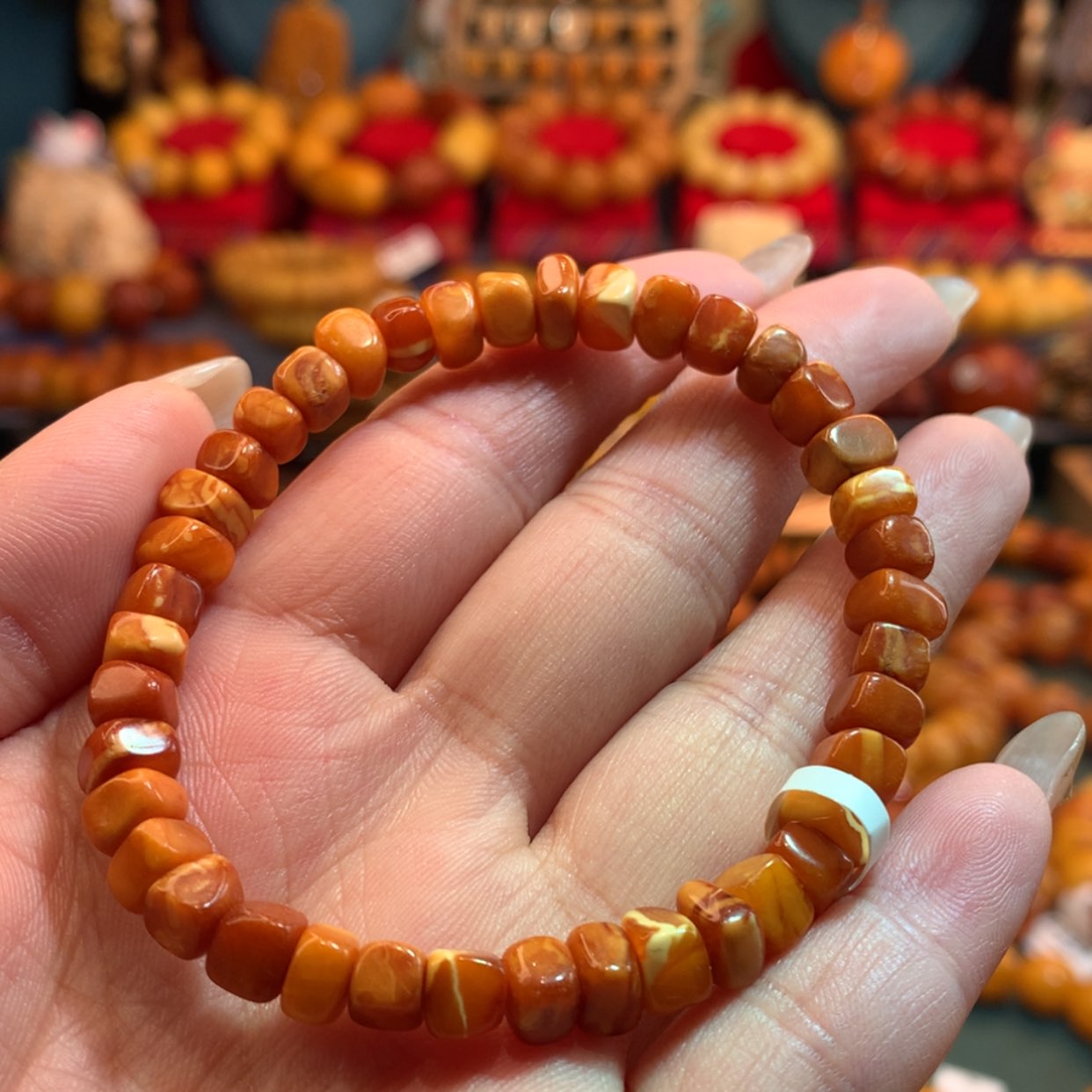 【闪购商品】蜜蜡手串未镶嵌蜜蜡手串