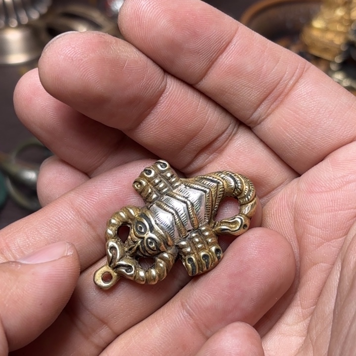 街***灯铜星月菩提挂件菩提