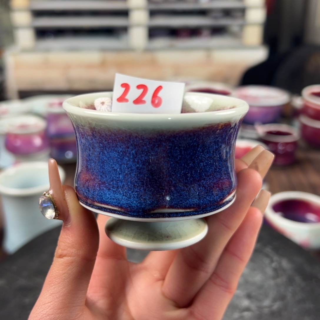 瓷片全品无暇主人杯纯手工