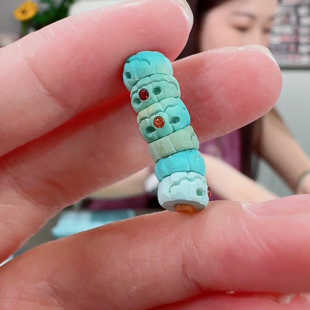未镶嵌绿松石珠宝奇石