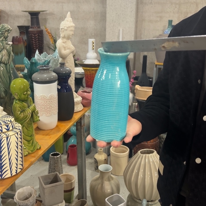 摆件高度20厘米口径6厘米微瑕捡漏