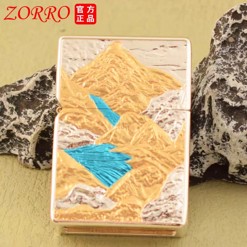 ZORRO【金山银山】煤油打火机高品质防风打火机