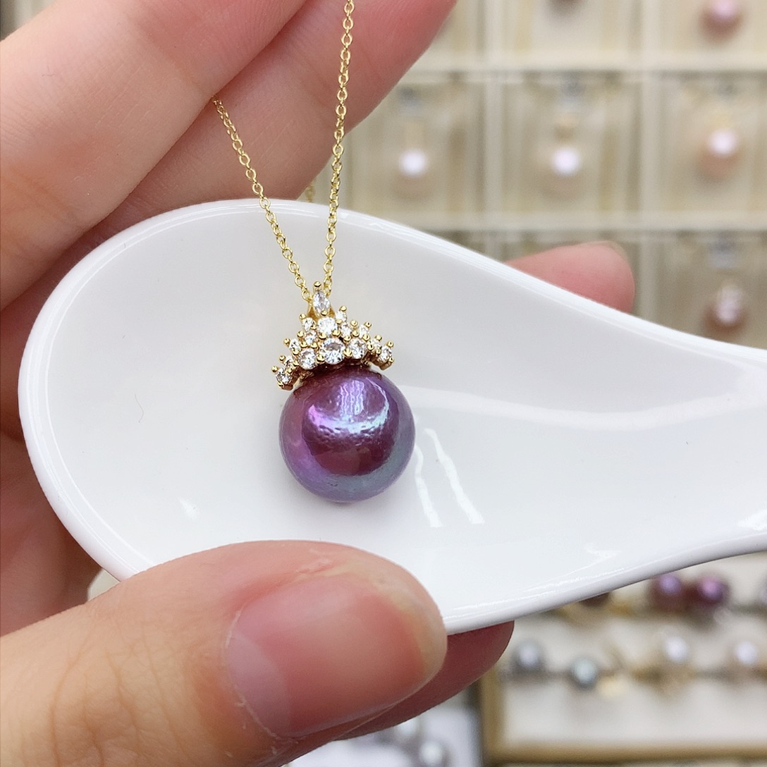 淡水珍珠颈饰合金