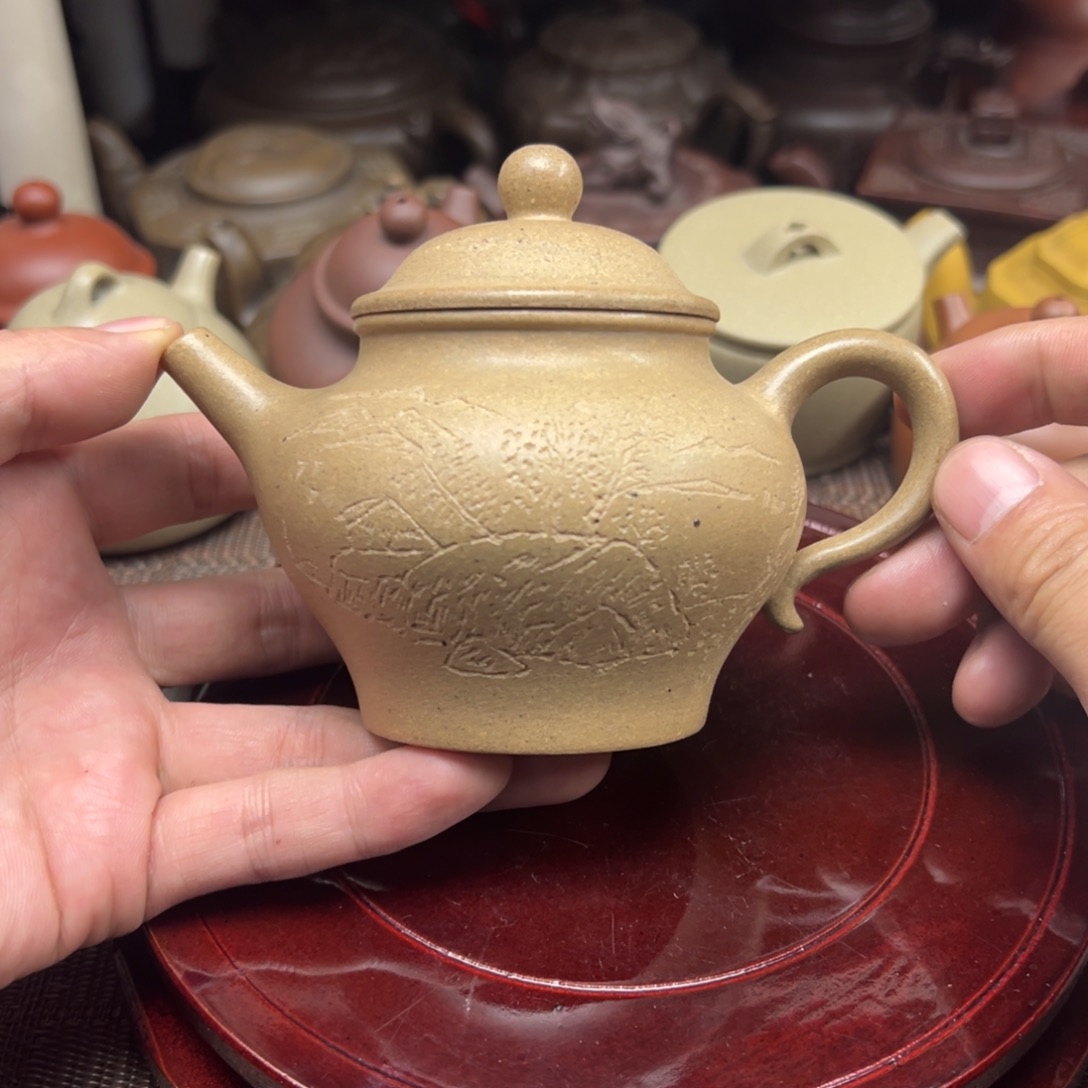 茶壶紫砂宜兴原矿紫砂壶230毫升容量