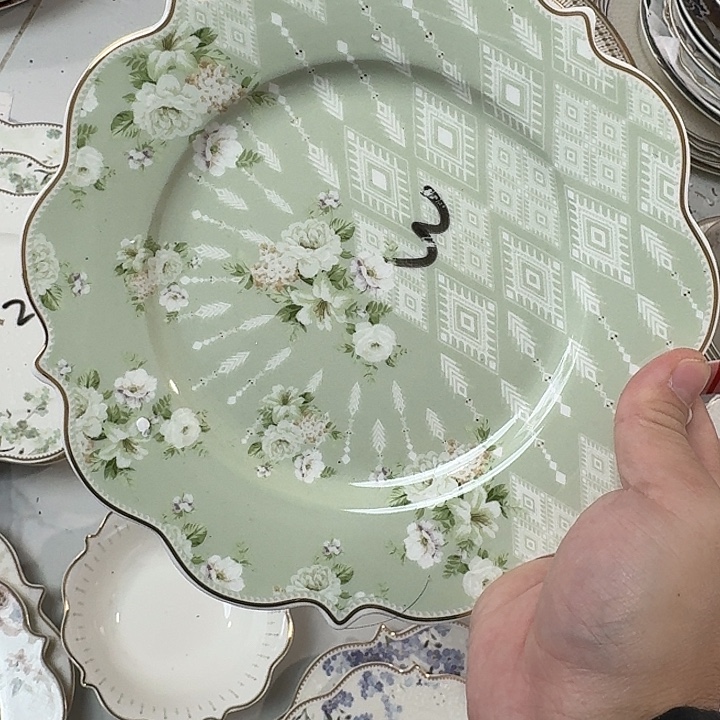 瓷8.51寸点心盘25米两个